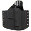 OWB - CZ 75 D Compact BEZ RAILU - vnější kydexové pouzdro - poloviční sweatguard - černá/černá