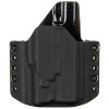 OWB - Glock 19/23/32 + Surefire XC2 - vnější kydexové pouzdro - poloviční sweatguard - černá/černá