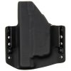 OWB - Glock 48 + Streamlight TLR-6 - vnější kydexové pouzdro - poloviční sweatguard - černá/černá