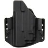 OWB - Glock 17 Gen5 + Streamlight TLR-8 - vnější kydexové pouzdro - poloviční sweatguard - černá/černá