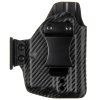 AIWB - Glock 43/43X + Streamlight TLR-6 - appendix vnitřní kydexové pouzdro - poloviční sweatguard - ns - carbon