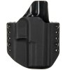 OWB - CZ P-10 F .45 AUTO - vnější kydexové pouzdro - poloviční sweatguard - černá/černá
