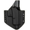 OWB - Glock 19/23/32 MOS + ZÁVIT - vnější kydexové pouzdro - poloviční sweatguard - černá/černá