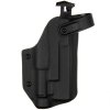 TAC - Glock 17/22/31 + Olight PL-2/PL-PRO Valkyrie - AUTO pojistka - taktické kydexové pouzdro - černá