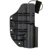 TAC - Glock 17/19 - Glock 19X/45 + TLUMIČ + Streamlight TLR-1/TLR-2 - taktické kydexové pouzdro - černá