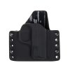OWB - Smith & Wesson M&P9 SHIELD - vnější kydexové pouzdro - poloviční sweatguard - černá/černá