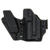 AIWB - CZ P-10 S + Olight PL-MINI 2 Valkyrie + zásobník - appendix vnitřní kydexové pouzdro - poloviční/plný sweatguard - ns - černá
