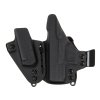 AIWB - Glock 43X Rail MOS + zásobník - appendix vnitřní kydexové pouzdro - plný/plný sweatguard - ns - černá