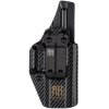 SHARKY - Glock 43/43X - Glock 43X Rail MOS - vnitřní kydexové pouzdro - plný sweatguard - carbon
