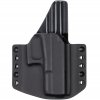 OWB - Glock 19 Gen5 - Glock 19X/45 - vnější kydexové pouzdro - plný sweatguard - černá/černá