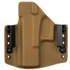 OWB - Glock 19 Gen5 - Glock 19X/45 - vnější kydexové pouzdro - poloviční sweatguard - coyote hnědá/coyote hnědá