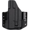 OWB - Glock 19/23/32 + Olight Baldr S - vnější kydexové pouzdro - poloviční sweatguard - černá/černá