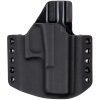OWB - Glock 19 Gen5 - Glock 19X/45 - vnější kydexové pouzdro - poloviční sweatguard - černá/černá