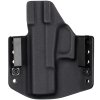 OWB - Glock 19 Gen5 - Glock 19X/45 - vnější kydexové pouzdro - poloviční sweatguard - černá/černá