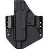 OWB - Glock 19 Gen5 - Glock 19X/45 - vnější kydexové pouzdro - poloviční sweatguard - coyote hnědá/černá