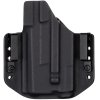 OWB - CZ P-10 C OR + Olight Baldr S - vnější kydexové pouzdro - poloviční sweatguard - černá/černá