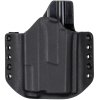 OWB - CZ P-10 C OR + Olight Baldr S - vnější kydexové pouzdro - poloviční sweatguard - černá/černá