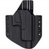 OWB - Glock 19 Gen5 - Glock 19X/45 + ZÁVIT - vnější kydexové pouzdro - poloviční sweatguard - černá/černá