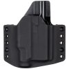 OWB - Glock 43X Rail MOS + Streamlight TLR-8 Sub - vnější kydexové pouzdro - poloviční sweatguard - černá/černá