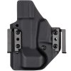 FROGY - Glock 19/23/32 - Glock 19X/45 -  Glock 26 - vnější kydexové pouzdro - poloviční sweatguard - černá