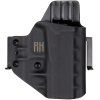 FROGY - Glock 43X Rail MOS - vnější kydexové pouzdro - poloviční sweatguard - černá