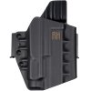 FROGY - Glock 19/23/32 - Glock 19X/45 + Fenix GL19R - vnější kydexové pouzdro - poloviční sweatguard - černá