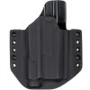OWB - CZ P-10 C OR + Fenix GL19R - vnější kydexové pouzdro - poloviční sweatguard - černá/černá
