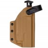TAC - Glock 17/19 - Glock 19X/45 + Streamlight TLR-8 - AUTO pojistka - taktické kydexové pouzdro - coyote hnědá 3 mm