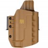 FROGY - Glock 17/22/31 + Streamlight TLR-1 HL - vnější kydexové pouzdro - poloviční sweatguard - coyote hnědá