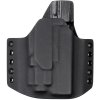 OWB - Glock 17 Gen5 + Fenix GL22 - vnější kydexové pouzdro - poloviční sweatguard - černá/černá