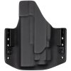 OWB - Glock 17 Gen5 + Fenix GL22 - vnější kydexové pouzdro - poloviční sweatguard - černá/černá