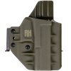FROGY - Glock 19/23/32 - Glock 19X/45 - Glock 26 - vnější kydexové pouzdro - poloviční sweatguard - olivová