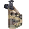 TAC - Glock 17/19 - Glock 19X/45 + Streamlight TLR-8 - AUTO pojistka - taktické kydexové pouzdro - multicam