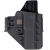 FROGY - CZ P-10 F - vnější kydexové pouzdro - poloviční sweatguard - černá