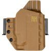 FROGY - Glock 43X Rail MOS + Streamlight TLR-7 Sub - vnější kydexové pouzdro - poloviční sweatguard - coyote hnědá