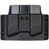 OWB - Steyr M9-A2 - L9-A2 - C9-A2 - vnější kydexové pouzdro na 2 zásobníky - plný sweatguard - černá/černá