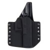 OWB - Glock 17/22/31 - vnější kydexové pouzdro - plný sweatguard - černá/černá