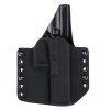 OWB - Glock 17 Gen3-4 - vnější kydexové pouzdro - plný sweatguard - černá/černá
