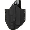 OWB - Glock 17 Gen5 + Surefire X300U-A/B - vnější kydexové pouzdro - poloviční sweatguard - černá/černá