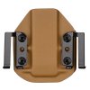 FROGY 1M - Glock 17/19 - vnější kydexové pouzdro na 1 zásobník - plný sweatguard - coyote hnědá/coyote hnědá