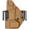 FROGY - CZ Shadow 2 Compact / CARRY - vnější kydexové pouzdro - poloviční sweatguard - coyote hnědá