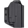 TAC - Glock 17/19 - Glock 19X/45 + Streamlight TLR-7 X - taktické kydexové pouzdro - černá 3 mm