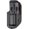 IPSC DL - KMR S-02 - sportovní kydexové pouzdro - carbon/oranžová