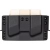OWB - HS H11 - H11 PRO - Springfield Hellcat/PRO - vnější kydexové pouzdro na 2 zásobníky - plný sweatguard - černá/písková