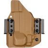 FROGY - Glock 19/23/32 - Glock 19X/45 + Streamlight TLR-8A - vnější kydexové pouzdro - poloviční sweatguard - coyote hnědá