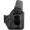 AIWB - HS H11 RDR - Springfield Hellcat OSP + Streamlight TLR-6 - appendix vnitřní kydexové pouzdro - plný sweatguard - ns - carbon