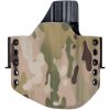 OWB - Glock 17 Gen5 - vnější kydexové pouzdro - poloviční sweatguard - multicam wrap/černá