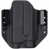 OWB - Glock 19 Gen5 - Glock 19X/45 + Streamlight TLR-2 HL + ZÁVIT - vnější kydexové pouzdro - bez sweatguardu - černá/černá