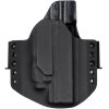 OWB - Walther PDP 5" + Streamlight TLR-7 X - vnější kydexové pouzdro - poloviční sweatguard - černá/černá