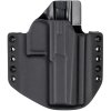 OWB - CZ P-09 F NOCTURNE - vnější kydexové pouzdro - poloviční sweatguard - černá/černá